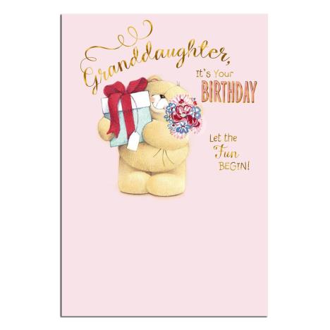 Granddaughter Forever Friends Birthday Card